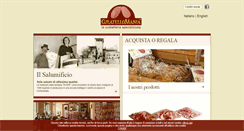 Desktop Screenshot of culatellomania.it